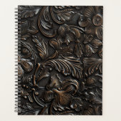 cuir vintage brun foncé (Devant)