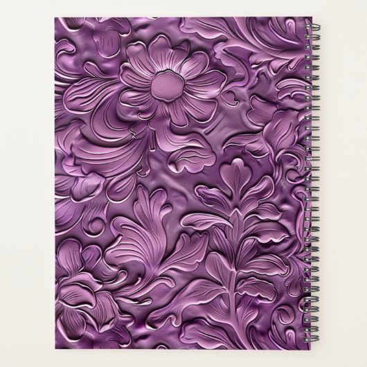 Cuir vintage violet (Dos)