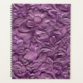 Cuir vintage violet (Devant)