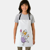 Cuire au chat avec tablier de Cuisine et muffin (Insitu)