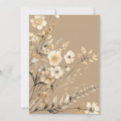 Cuire ours aquarelle garçon baby shower invitation (Dos)