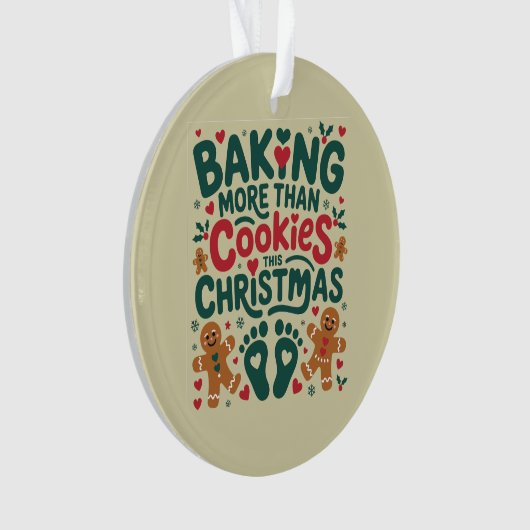Cuire plus que des biscuits ce Noël Grossesse (devant)