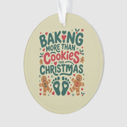 Cuire plus que des biscuits ce Noël Grossesse (devant)