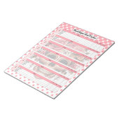 Cuire Sugar Crâne Sang Sucre et carnet de repas (Incliné)