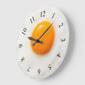 cuisine à oeufs frits Horloge murale (Angle)