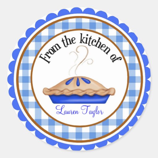 Cuisine à tarte chaude Stickers cuisine (Devant)