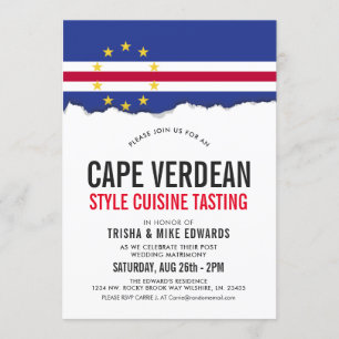 Cuisine à thème cap-verdienne  Invitation du drape