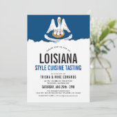 Cuisine À Thème Louisiane| Invitation du drapeau d (Debout devant)