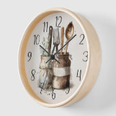 Cuisine agricole du comté rustique Horloge (Angle)