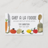 cuisine alimentaire ustensiles chef traiteur carte (Devant)