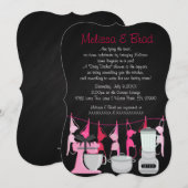 Cuisine amusante Lingerie nuptiale Invitation (Devant / Derrière)