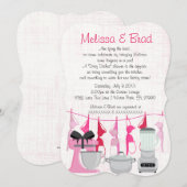 Cuisine amusante Lingerie nuptiale Invitation (Devant / Derrière)