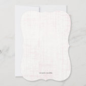 Cuisine amusante Lingerie nuptiale Invitation (Dos)