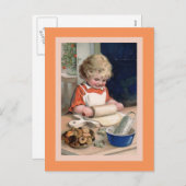 Cuisine au biscuit à la carte de Noël (Devant / Derrière)