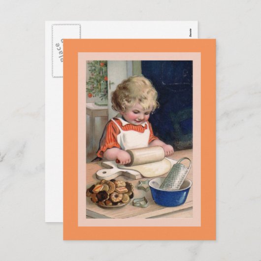 Cuisine au biscuit à la carte de Noël (Devant / Derrière)