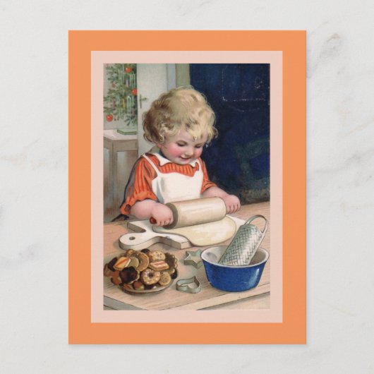 Cuisine au biscuit à la carte de Noël (Devant)