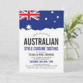 Cuisine australienne| Invitation du drapeau du par (Debout devant)