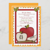 Cuisine Avec Invitation De Pommes (Devant / Derrière)