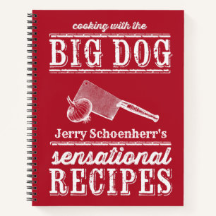Cuisine avec le livre de recettes Big Dog