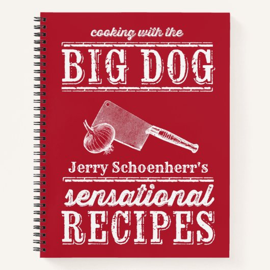 Cuisine avec le livre de recettes Big Dog (Devant)
