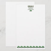 Cuisine biologique avec Acorns Papeterie (Devant / Derrière)