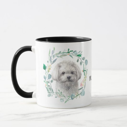Cuisine blanche maltaise Wreath Coffee Mug (Gauche)