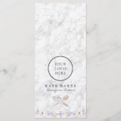 Cuisine boulangerie Chef Marble Café Plat Menu Pri (Devant)