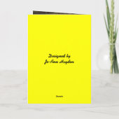 CUISINE, CARTE D'ANNIVERSAIRE DE SOEUR (Dos)