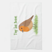 Cuisine Charmant linge de toilette Oiseau Robin (Vertical)