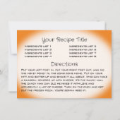 Cuisine chili poivrons livre de recettes carte (Dos)