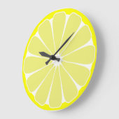 Cuisine Citron Fruit Mur Horloge Cadeau (Angle)