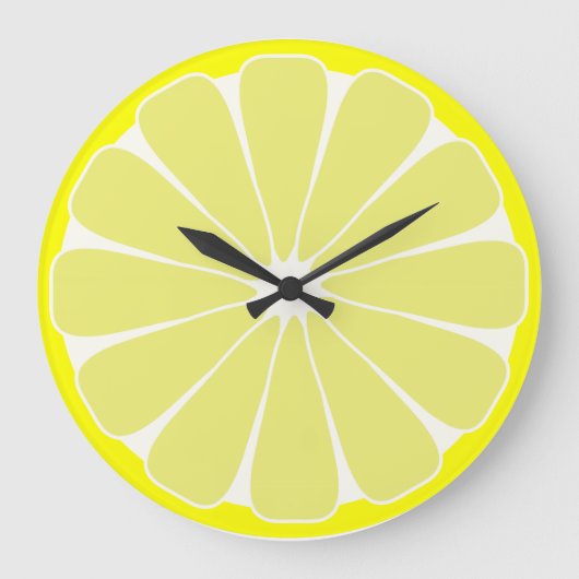 Cuisine Citron Fruit Mur Horloge Cadeau (Recto)