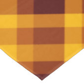 Cuisine Citrouille Orange Plaid Grande Nappe (Angle)