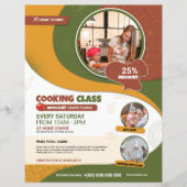 Cuisine Classe Flyer Modèle (Devant)