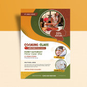 Cuisine Classe Flyer Modèle