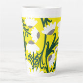 Cuisine confleur moderne Latte Mug (Devant)