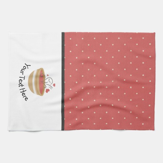 Cuisine confortable Polka Dot Serviette de cuisine (Horizontal)