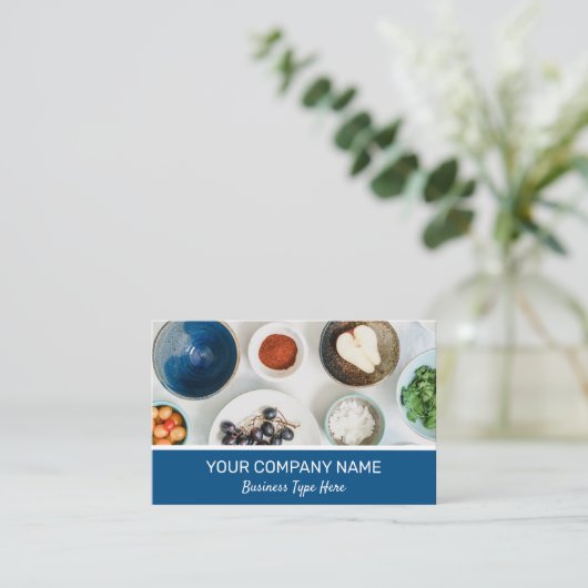 Cuisine Cuisine Chef Carte de visite (Debout devant)