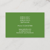 Cuisine Cuisine Chef Carte de visite (Dos)