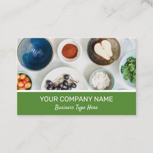 Cuisine Cuisine Chef Carte de visite (Devant)