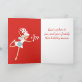 Cuisine cuisine pâtisserie fées Noël carte aliment (Intérieur)