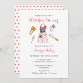 Cuisine Cuite Douche nuptiale Invitation (Devant / Derrière)