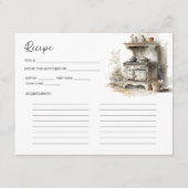 Cuisine de campagne | Carte de recette de Fête des (Devant)