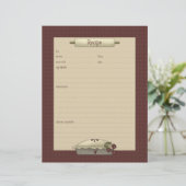 Cuisine de campagne ・ Feuilles de recettes (Debout devant)