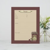 Cuisine de campagne ・ Feuilles de recettes (Debout devant)