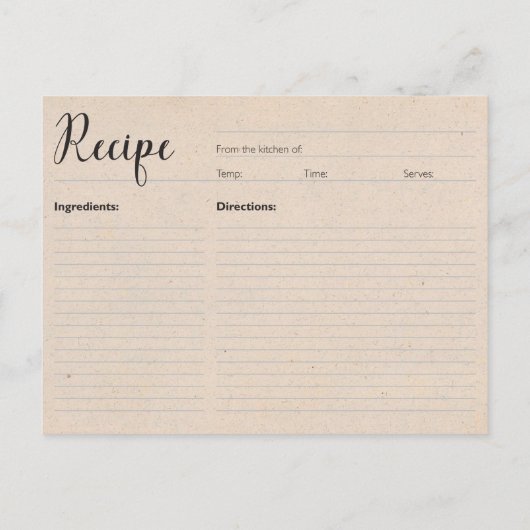 Cuisine de chat par la carte Fire Recipe (Dos)