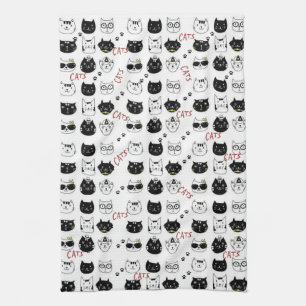 Cuisine de chat Serviette à main
