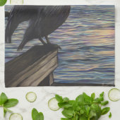 Cuisine De Coucher De Soleil Pélican / Serviettes  (Plié)