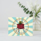 cuisine de cuisinière vintage carte de recette per (Debout devant)