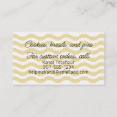 cuisine de cuisson whisky dessert carte de visite (Dos)